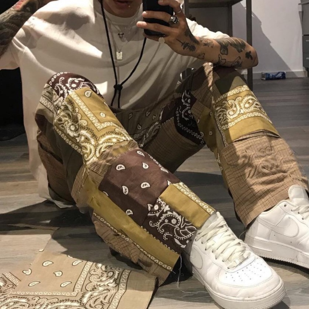 Custom bandanna pants